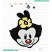 Dot Happy Face Embroidery Design