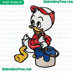 Ducktales Embroidery Design 08