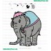 Dumbo Embroidery Design 02