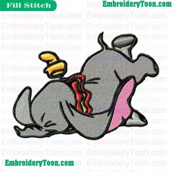 Dumbo Embroidery Design 07