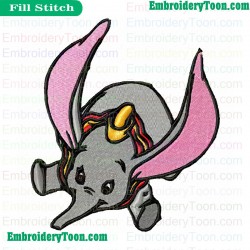 Dumbo Embroidery Design 10