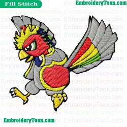 Dyna Walking Embroidery Design