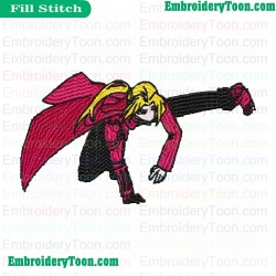 Edward Elric Fullmetal Alchemist Embroidery Design 05