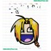 Edward Elric Fullmetal Alchemist Embroidery Design 06