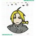 Edward Elric Fullmetal Alchemist Embroidery Design 08