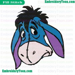 Eeyore Embroidery Design 03