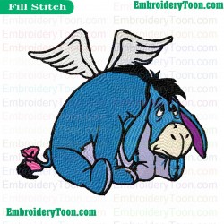 Eeyore Embroidery Design 05