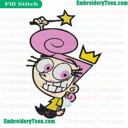 Fairly Odd Parents Embroidery Design 03