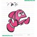 Finding Nemo Embroidery Design 16