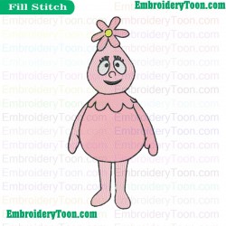Foofa Yo Gabba Nickelodeon Embroidery Embroidery Design