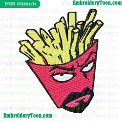 Frylock Cute Embroidery Design