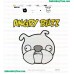 Funny Angry Buzz Embroidery Design 02