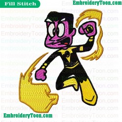 Funny Sinestro Green Lantern Embroidery Design