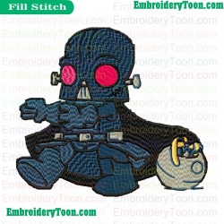Funny Star Wars Embroidery Design 02