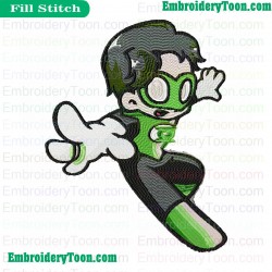 Go Lantern Embroidery Design