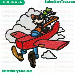Goofy Embroidery Design 01