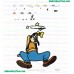 Goofy Embroidery Design 02
