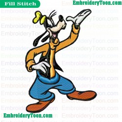 Goofy Embroidery Design 03