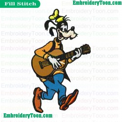 Goofy Embroidery Design 04