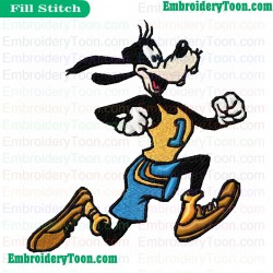 Goofy Embroidery Design 05