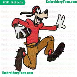 Goofy Embroidery Design 09