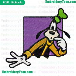 Goofy Embroidery Design 10