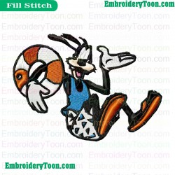 Goofy Embroidery Design 12