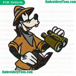 Goofy Embroidery Design 15