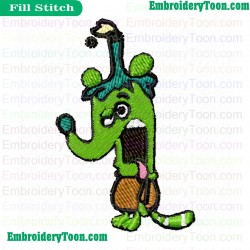 Gorgonzola Fatigued Embroidery Design