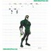 Green Lantern Embroidery Design 01