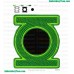 Green Lantern Movie Embroidery Design
