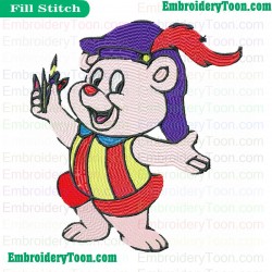 Gummi Bears Embroidery Design 08