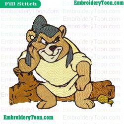 Gummi Bears Embroidery Design 12