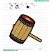 Hammer Embroidery Design