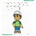Handy Manny Embroidery Design 01