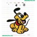 Happy Baby Pluto Dog Embroidery Design