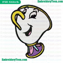 Happy Chip Embroidery Design