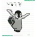Happy Feet Embroidery Design 02