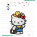 Hello Kitty Embroidery Design 05