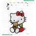 Hello Kitty Embroidery Design 09