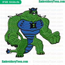 Humungousaur Embroidery Design
