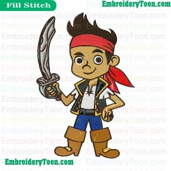 Jake And The Neverland Pirates Embroidery Design 04