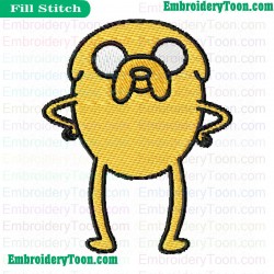 Jake Angry Embroidery Design