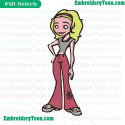 Jake Long Embroidery Design 07