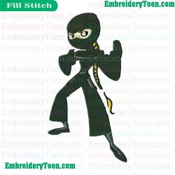 Jake Long Embroidery Design 08
