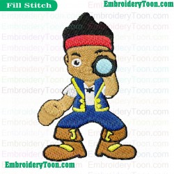 Jake Withe Sight Embroidery Design