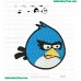 Jay Angry Birds Embroidery Design