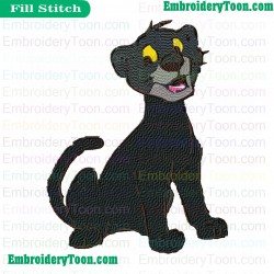 Jungle Cubs Embroidery Design 01