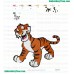 Jungle Cubs Embroidery Design 04