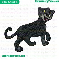 Jungle Cubs Embroidery Design 14